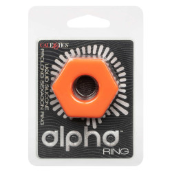 alpha ring by Calextotics Cockring Alpha Orange 20mm